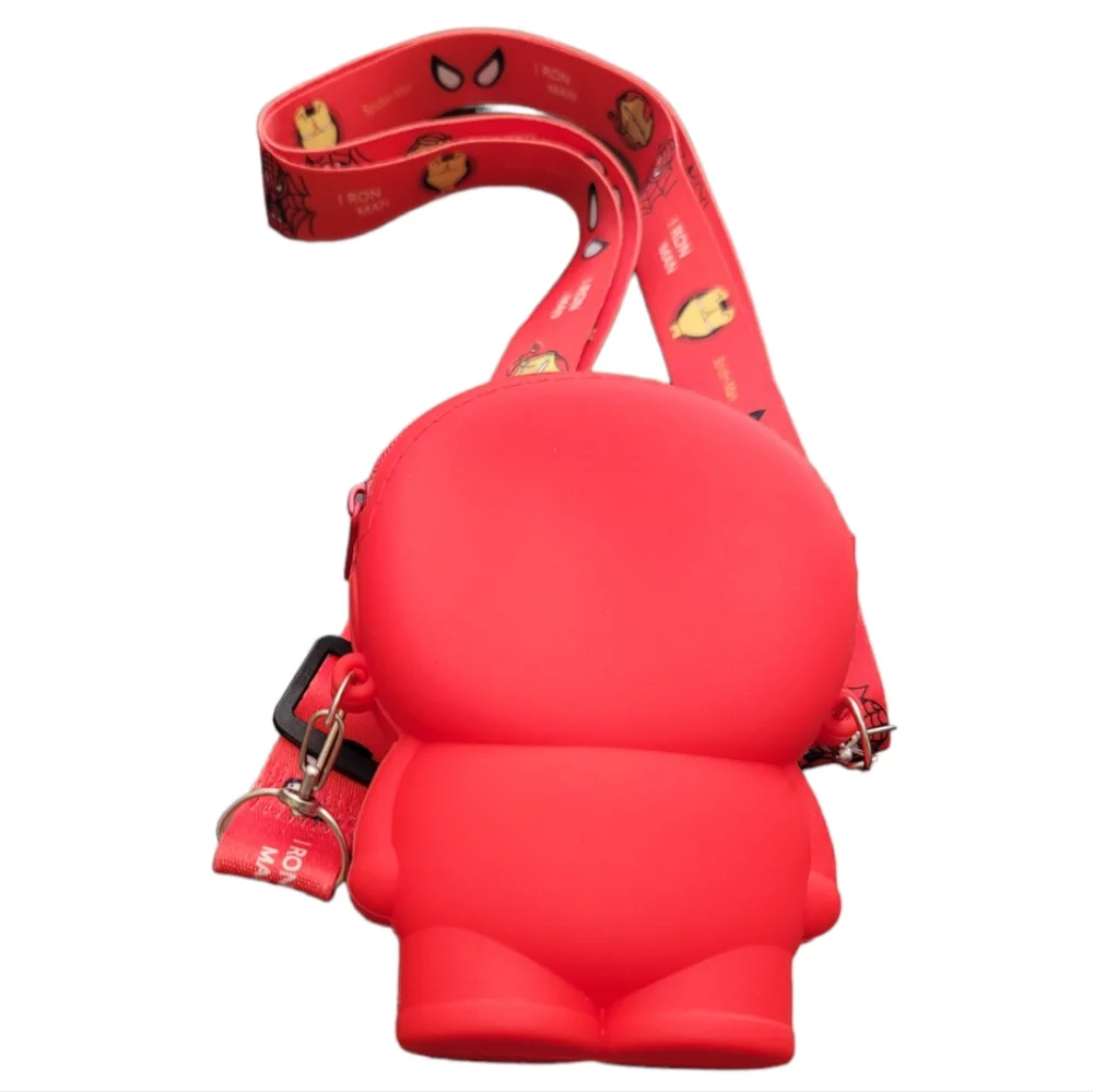 Iron Man Silicon Crossbody Bag/Purse